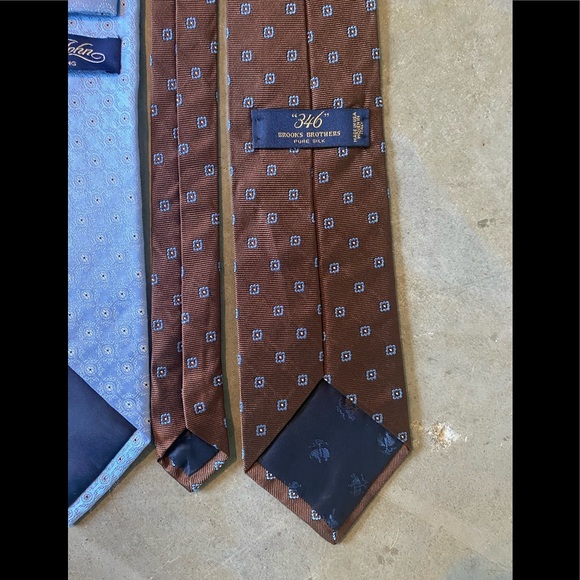Premium Silk Tie Collection, Brooks Brothers, Ralph Lauren, Ermenegildo Zegna - Picture 7 of 11
